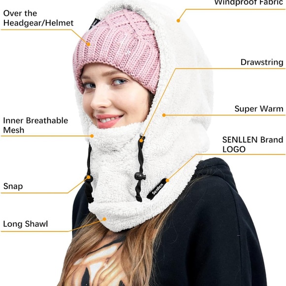Warm Windproof Ski Mask - Picture 2 of 3